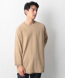 フェイクレイヤードTee7分袖/925828