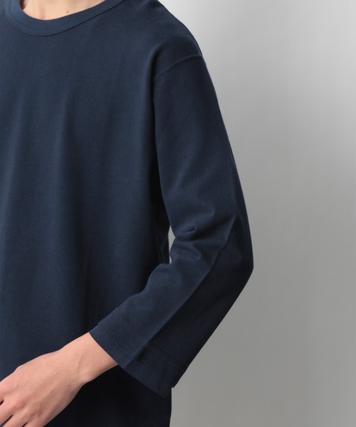 ◆boohoo◆ フェイクレイヤー ウォッシュド Tシャツ / blue フェイクレイヤードTEE｜MEN｜251ISB80-088D｜AZUL BY MOUSSY