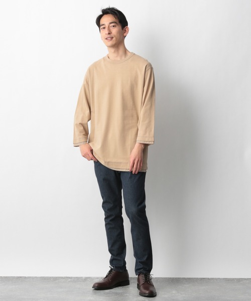 セール】フェイクレイヤードTee7分袖/925828（Tシャツ/カットソー