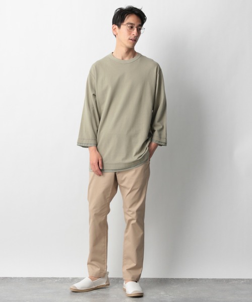 セール】フェイクレイヤードTee7分袖/925828（Tシャツ