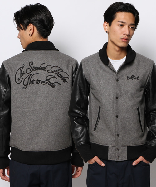 VENCEEXCHANGE(ヴァンスエクスチェンジ)の「バックシシュウメルトンスタジャン(スタジャン・メンズ・ブラック/グレー・MEDIUM/SMALL/LARGE)」の2枚目の写真