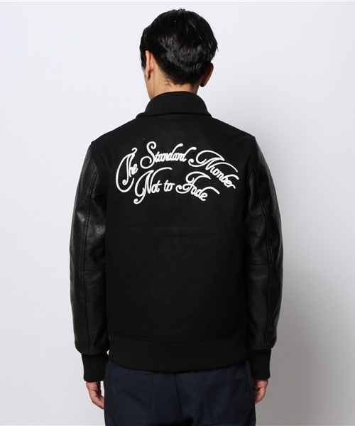 VENCEEXCHANGE(ヴァンスエクスチェンジ)の「バックシシュウメルトンスタジャン(スタジャン・メンズ・ブラック/グレー・MEDIUM/SMALL/LARGE)」の5枚目の写真