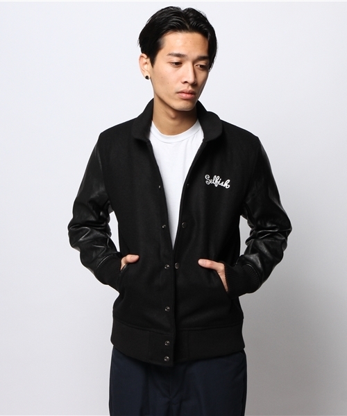 VENCEEXCHANGE(ヴァンスエクスチェンジ)の「バックシシュウメルトンスタジャン(スタジャン・メンズ・ブラック/グレー・MEDIUM/SMALL/LARGE)」の6枚目の写真