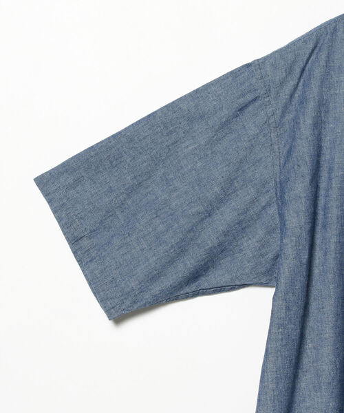 BEAMS（ビームス）の「BEAMS / 5分袖 イージー ボタンダウンシャツ（シャツ/ブラウス・メンズ・ブルー系その他4/その他/ホワイト・MEDIUM/X-LARGE/SMALL/LARGE）」の17枚目の写真