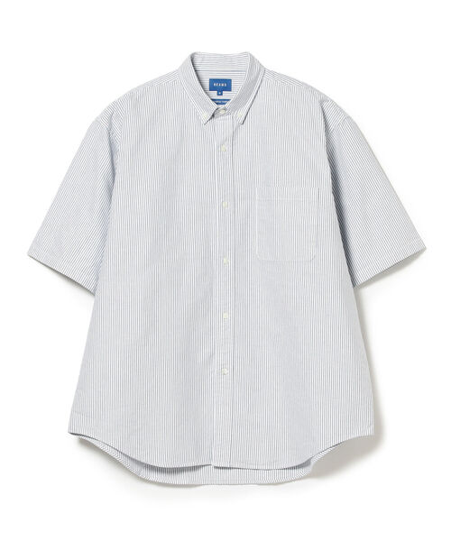BEAMS（ビームス）の「BEAMS / 5分袖 イージー ボタンダウンシャツ（シャツ/ブラウス・メンズ・ブルー系その他4/その他/ホワイト・MEDIUM/X-LARGE/SMALL/LARGE）」の22枚目の写真