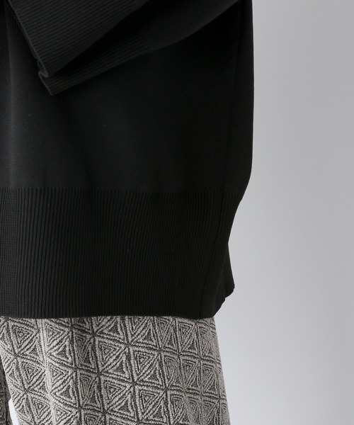 JEANASIS(ジーナシス)の「12Gソウバリクルーカーディガン/948641(カーディガン/ボレロ・レディース・アイボリー/ブラック/ライトグリーン・FREE)」の7枚目の写真