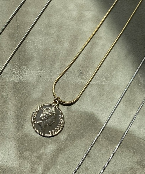 DouDou(ドゥドゥ)の「コインネックレス 小(ネックレス・レディース・ゴールド/シルバー・FREE)」の1枚目の写真