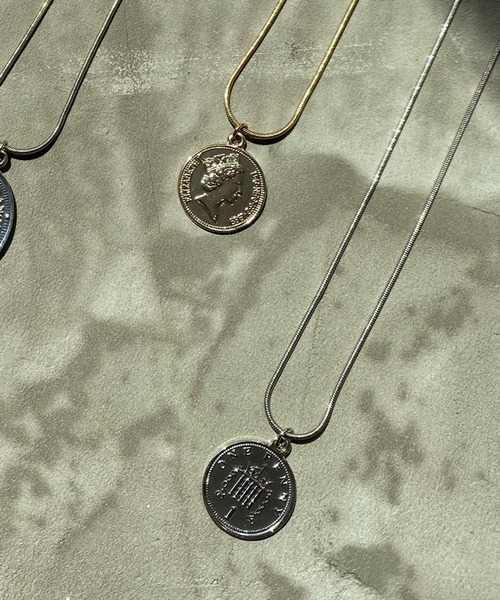 DouDou(ドゥドゥ)の「コインネックレス 小(ネックレス・レディース・ゴールド/シルバー・FREE)」の3枚目の写真
