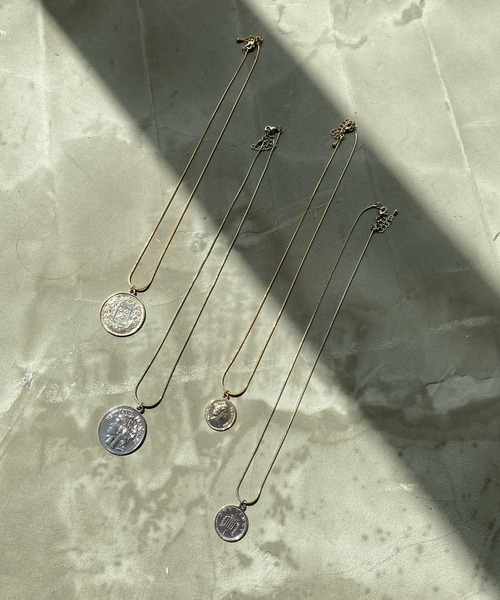 DouDou(ドゥドゥ)の「コインネックレス 小(ネックレス・レディース・ゴールド/シルバー・FREE)」の5枚目の写真