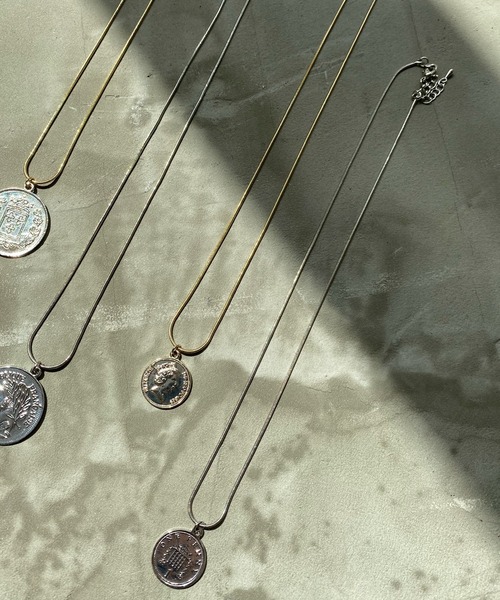 DouDou(ドゥドゥ)の「コインネックレス 小(ネックレス・レディース・ゴールド/シルバー・FREE)」の4枚目の写真