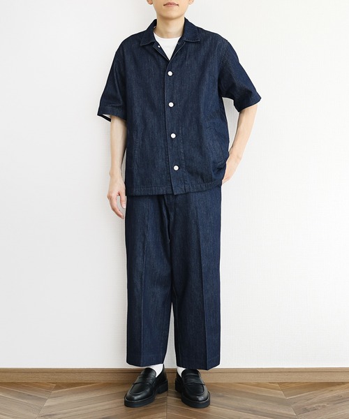 y/m(イム)の「デニムシャツジャケット(シャツ/ブラウス・メンズ・ブルー・MEDIUM/LARGE)」の8枚目の写真