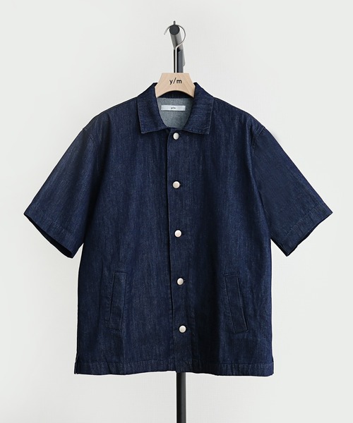 y/m(イム)の「デニムシャツジャケット(シャツ/ブラウス・メンズ・ブルー・MEDIUM/LARGE)」の9枚目の写真