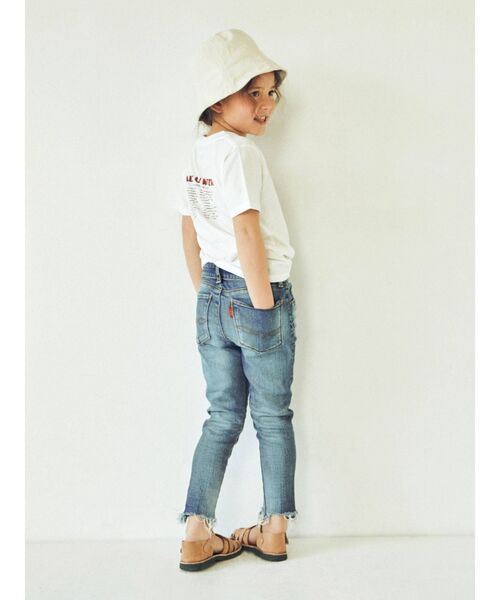 Ungrid（アングリッド）の「Kids ツアーロゴルーズTee（Tシャツ/カットソー・キッズ・チャコールグレー/オフホワイト・100/120）」の9枚目の写真