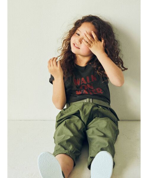 Ungrid（アングリッド）の「Kids ツアーロゴルーズTee（Tシャツ/カットソー・キッズ・チャコールグレー/オフホワイト・100/120）」の13枚目の写真