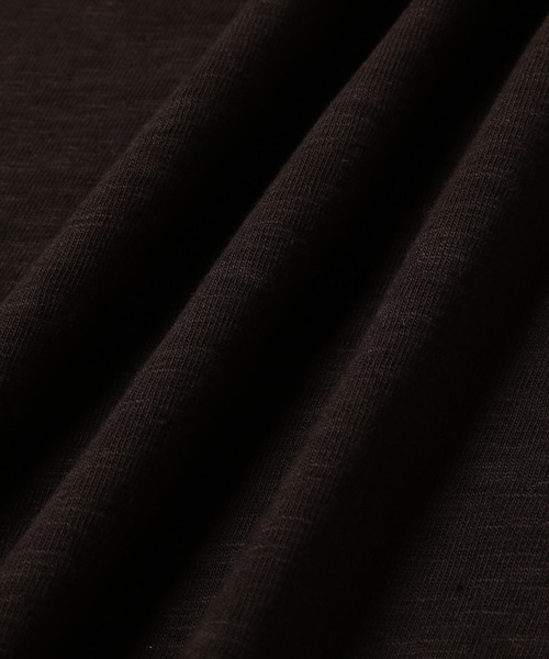 ADAM ET ROPE'（アダムエロペ）の「スラブ天竺 オーバーサイズ フットボールTEE（Tシャツ/カットソー・メンズ・ホワイト/イエロー/スミクロ・M/L）」の9枚目の写真