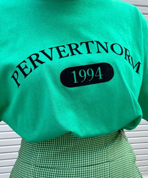 WHO'S WHO gallery（フーズフーギャラリー）の「PTN1994 TEE（Tシャツ/カットソー・レディース・ブルー/レモンイエロー/グリーン/オートミール/チャコールグレー・FREE）」の20枚目の写真