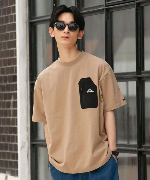 KELTY（ケルティ）の「KELTY(ケルティ)別注アウトドアポケットTシャツ（Tシャツ/カットソー・メンズ・ブラック/ホワイト/ライトブルー/オリーブ/その他2/ベージュ/その他3/その他1・X-LARGE/MEDIUM/LARGE/SMALL）」の14枚目の写真