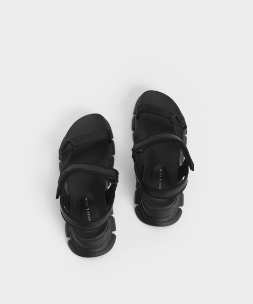 CHARLES & KEITH（チャールズ & キース）の「グログラン スポーツサンダル / Grosgrain Sports Sandals（サンダル・レディース・ホワイト/ブラック/グリーン系その他・22.5cm/25cm/25.5cm/23.5cm/23cm/24.5cm）」の17枚目の写真
