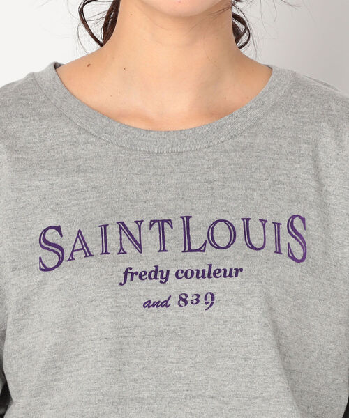 fredy repit（フレディレピ）の「フロッキーロゴオーバーサイズTシャツ（Tシャツ/カットソー・レディース・ホワイト系その他4/ブラック系その他3/ブラック系その他4・38）」の11枚目の写真