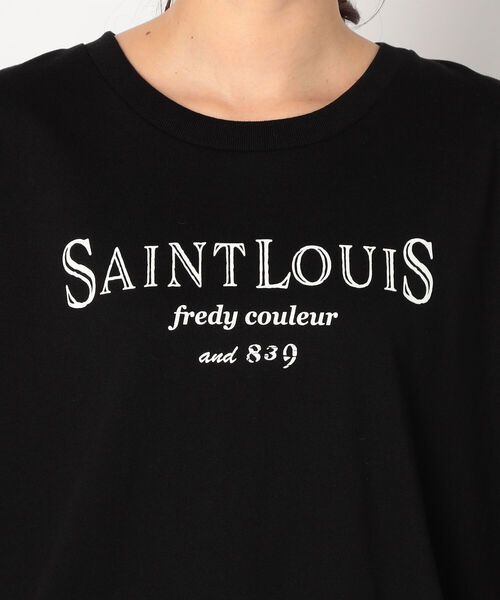 fredy repit（フレディレピ）の「フロッキーロゴオーバーサイズTシャツ（Tシャツ/カットソー・レディース・ホワイト系その他4/ブラック系その他3/ブラック系その他4・38）」の12枚目の写真