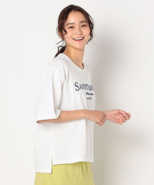 fredy repit（フレディレピ）の「フロッキーロゴオーバーサイズTシャツ（Tシャツ/カットソー・レディース・ホワイト系その他4/ブラック系その他3/ブラック系その他4・38）」の16枚目の写真