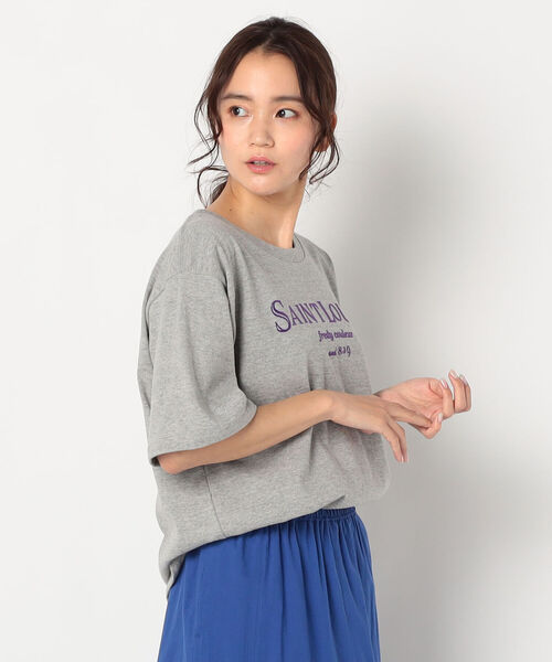 fredy repit（フレディレピ）の「フロッキーロゴオーバーサイズTシャツ（Tシャツ/カットソー・レディース・ホワイト系その他4/ブラック系その他3/ブラック系その他4・38）」の17枚目の写真