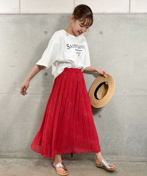 fredy repit（フレディレピ）の「フロッキーロゴオーバーサイズTシャツ（Tシャツ/カットソー・レディース・ホワイト系その他4/ブラック系その他3/ブラック系その他4・38）」の20枚目の写真