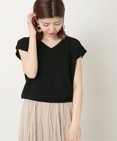 Simplicite（サンプリシテ）の「アウトリンキングガータープルオーバー◆（ニット/セーター・レディース・ブラック/ブラウン/グリーン・FREE）」の4枚目の写真