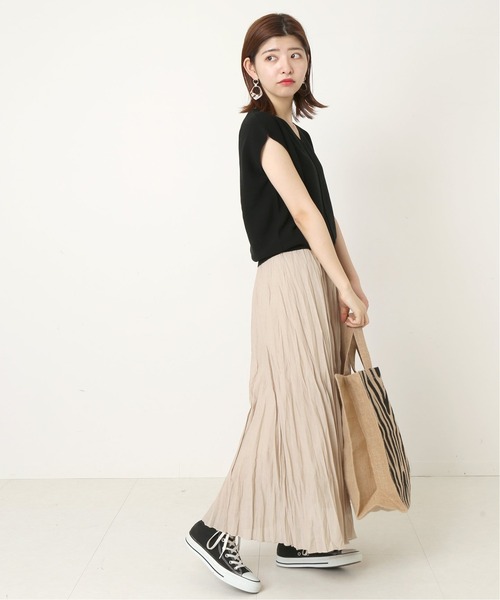 Simplicite（サンプリシテ）の「アウトリンキングガータープルオーバー◆（ニット/セーター・レディース・ブラック/ブラウン/グリーン・FREE）」の7枚目の写真