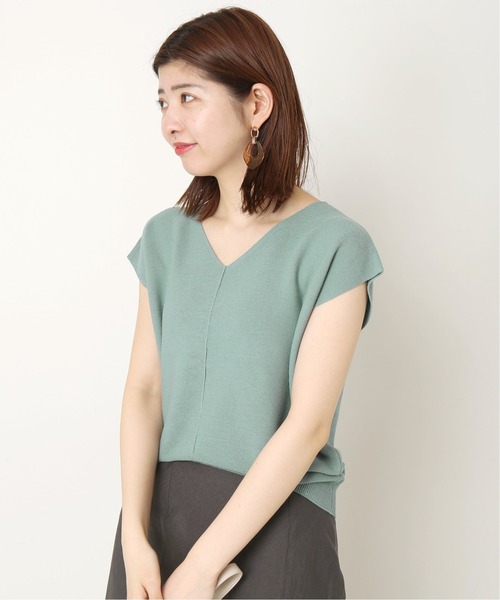 Simplicite（サンプリシテ）の「アウトリンキングガータープルオーバー◆（ニット/セーター・レディース・ブラック/ブラウン/グリーン・FREE）」の12枚目の写真