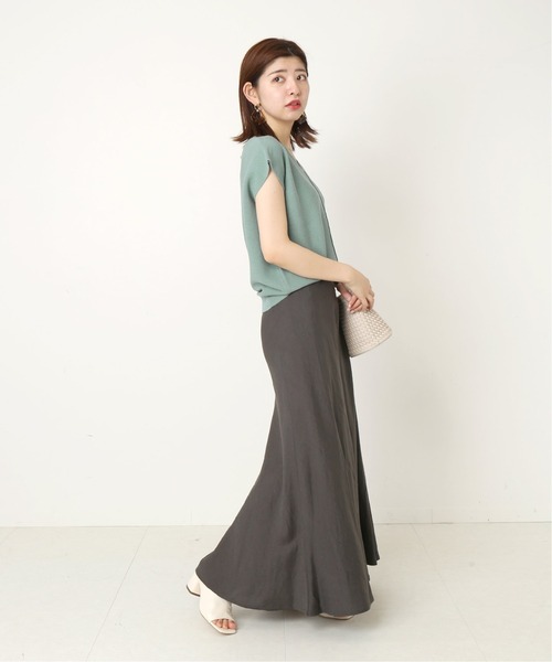 Simplicite（サンプリシテ）の「アウトリンキングガータープルオーバー◆（ニット/セーター・レディース・ブラック/ブラウン/グリーン・FREE）」の14枚目の写真