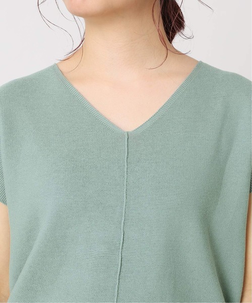 Simplicite（サンプリシテ）の「アウトリンキングガータープルオーバー◆（ニット/セーター・レディース・ブラック/ブラウン/グリーン・FREE）」の22枚目の写真