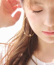 Phoebe | スプラッシュビックフープピアス(ピアス（両耳用）)