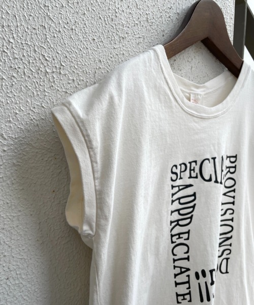 LOUNGEDRESS（ラウンジドレス）の「【+81BRANCA/ハチイチブランカ】Pigment logo Tシャツ（Tシャツ/カットソー・レディース・チャコールグレー/ホワイト・FREE）」の12枚目の写真