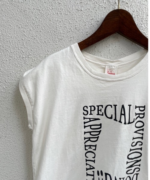 LOUNGEDRESS（ラウンジドレス）の「【+81BRANCA/ハチイチブランカ】Pigment logo Tシャツ（Tシャツ/カットソー・レディース・チャコールグレー/ホワイト・FREE）」の11枚目の写真