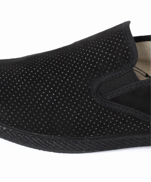 HERISSON（エリソン）の「◆【HERISSON / エリソン】 ネオスエードメッシュスリッポン（スリッポン・メンズ・ブラック/ブラウン・25cm/26cm/27cm/28cm）」の9枚目の写真