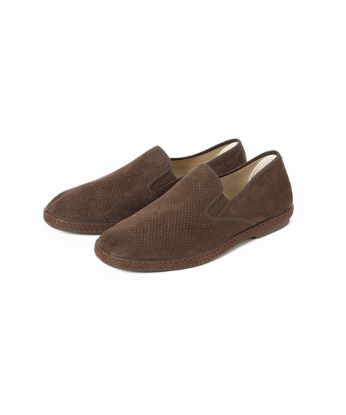 HERISSON（エリソン）の「◆【HERISSON / エリソン】 ネオスエードメッシュスリッポン（スリッポン・メンズ・ブラック/ブラウン・25cm/26cm/27cm/28cm）」の8枚目の写真