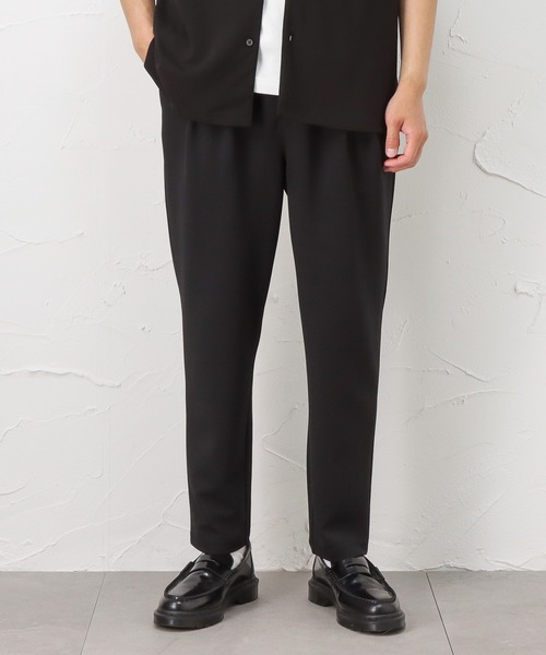 URBAN COLLECTION(アーバンコレクション)の「カルゼポンチ素材 ワイドパンツ(その他パンツ・メンズ・ブラック/ネイビー・M/L/XL)」の1枚目の写真