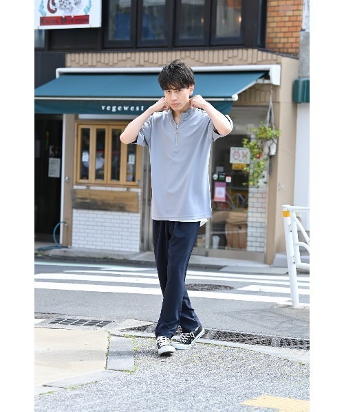 URBAN COLLECTION(アーバンコレクション)の「カルゼポンチ素材 ワイドパンツ(その他パンツ・メンズ・ブラック/ネイビー・M/L/XL)」の5枚目の写真