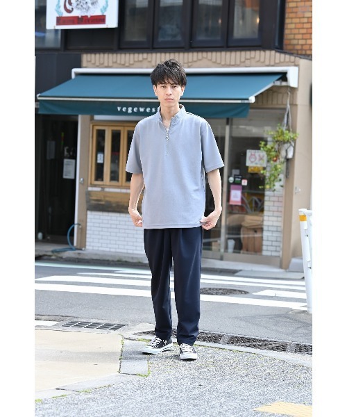 URBAN COLLECTION(アーバンコレクション)の「カルゼポンチ素材 ワイドパンツ(その他パンツ・メンズ・ブラック/ネイビー・M/L/XL)」の7枚目の写真