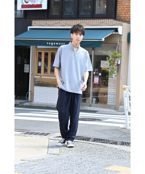 URBAN COLLECTION(アーバンコレクション)の「カルゼポンチ素材 ワイドパンツ(その他パンツ・メンズ・ブラック/ネイビー・M/L/XL)」の8枚目の写真