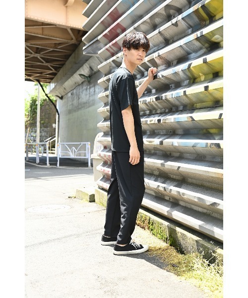URBAN COLLECTION(アーバンコレクション)の「カルゼポンチ素材 ワイドパンツ(その他パンツ・メンズ・ブラック/ネイビー・M/L/XL)」の16枚目の写真