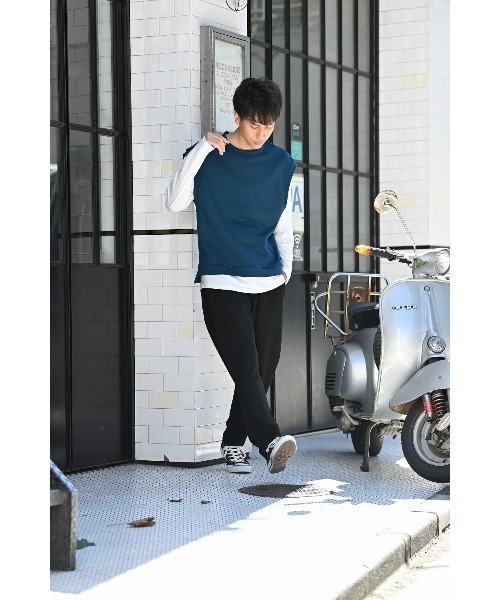 URBAN COLLECTION(アーバンコレクション)の「カルゼポンチ素材 ワイドパンツ(その他パンツ・メンズ・ブラック/ネイビー・M/L/XL)」の20枚目の写真