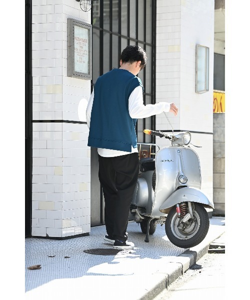 URBAN COLLECTION(アーバンコレクション)の「カルゼポンチ素材 ワイドパンツ(その他パンツ・メンズ・ブラック/ネイビー・M/L/XL)」の19枚目の写真