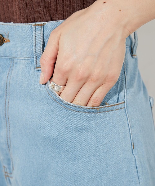 prose verse（プロズヴェール）の「コットンPUセンタースリットパンツ（その他パンツ・レディース・アイボリー/サックスブルー/ブラック・ﾌﾘ-）」の10枚目の写真