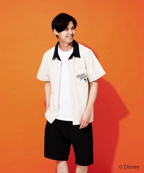 Disney(ディズニー)の「【DISNEY/ディズニー】バックプリントオープンカラーシャツ(シャツ/ブラウス・メンズ・ホワイト/ホワイト系その他/ライトベージュ/ネイビー・SMALL/MEDIUM/LARGE/X-LARGE)」の11枚目の写真