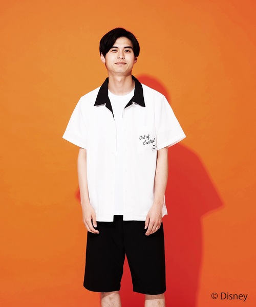 Disney(ディズニー)の「【DISNEY/ディズニー】バックプリントオープンカラーシャツ(シャツ/ブラウス・メンズ・ホワイト/ホワイト系その他/ライトベージュ/ネイビー・SMALL/MEDIUM/LARGE/X-LARGE)」の7枚目の写真