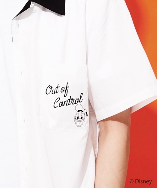 Disney(ディズニー)の「【DISNEY/ディズニー】バックプリントオープンカラーシャツ(シャツ/ブラウス・メンズ・ホワイト/ホワイト系その他/ライトベージュ/ネイビー・SMALL/MEDIUM/LARGE/X-LARGE)」の10枚目の写真