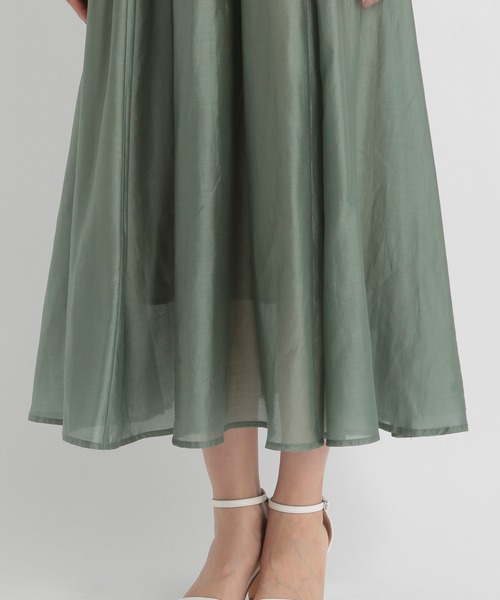 Andemiu（アンデミュウ）の「【WEB限定】エアリードッキングワンピース954588（ワンピース・レディース・カーキ/ブルー/パープル・FREE）」の14枚目の写真