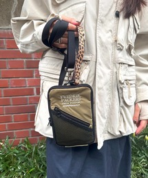 【FREDRIK PACKERS】LEOPARD HANDLE HANG SHOULDER　スマホショルダー